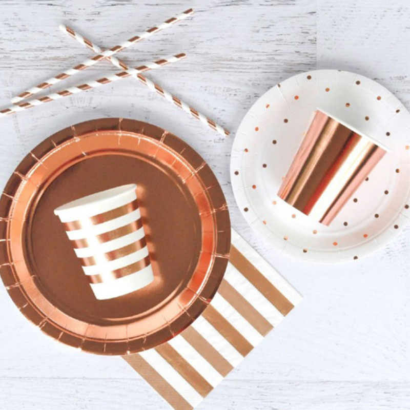 A Variety Of Styles 100% Paper Materials Disposable Tableware Paper Cup Tableware Supplies
