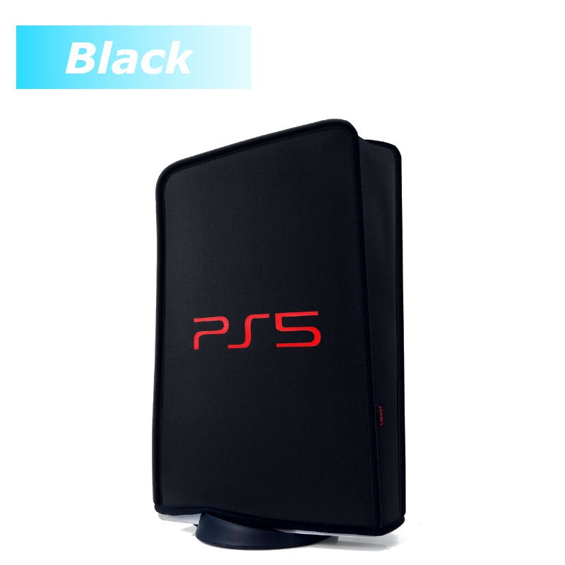 Dustproof Cover For PS5 Console Protective Washable Anti-scratch Dust Cover for Sony PS5 accessories.: Black