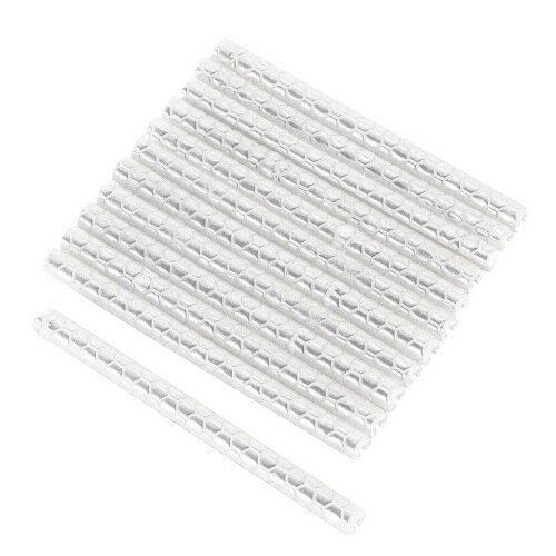 12 teile/satz Bike Speichen Reflektor Fahrrad Radfahren Reflektierende Clip Speichen Räder Rohr Warnung Licht Streifen Reflektor Reflektierende 78mm: Silver