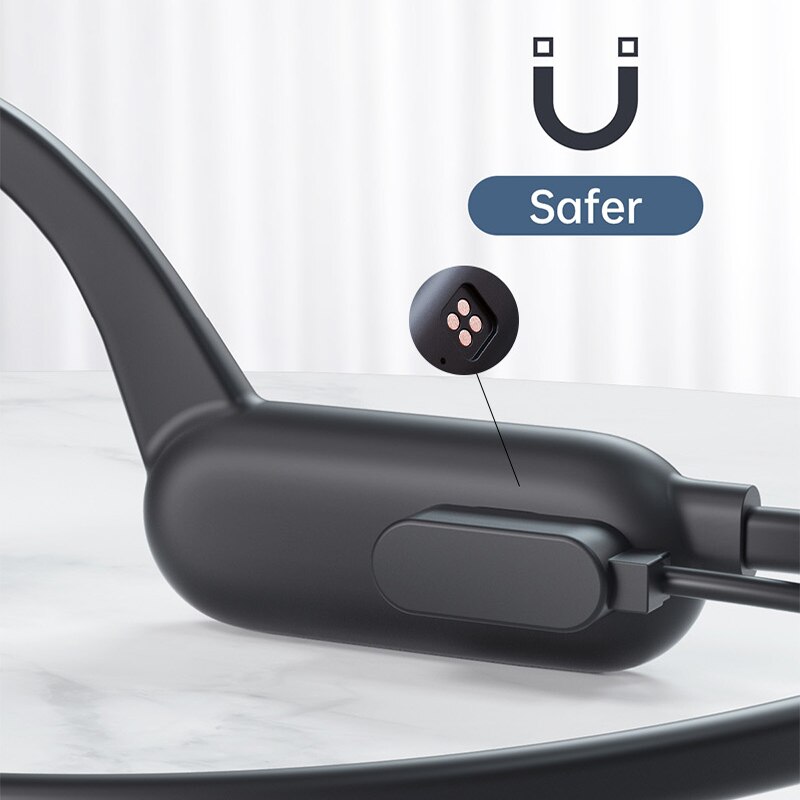 Écouteurs sans fil Bluetooth à Conduction osseuse, casque d&#39;écoute étanche avec Microphone, mémoire de 8 go, natation, Sport, musique, TWS, IPX8