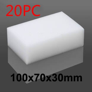 20 pcs Cleaning White Magic Sponge Eraser Melamine Cleaner, multi-functionele 100x70x30mm bbq gereedschap: Default Title