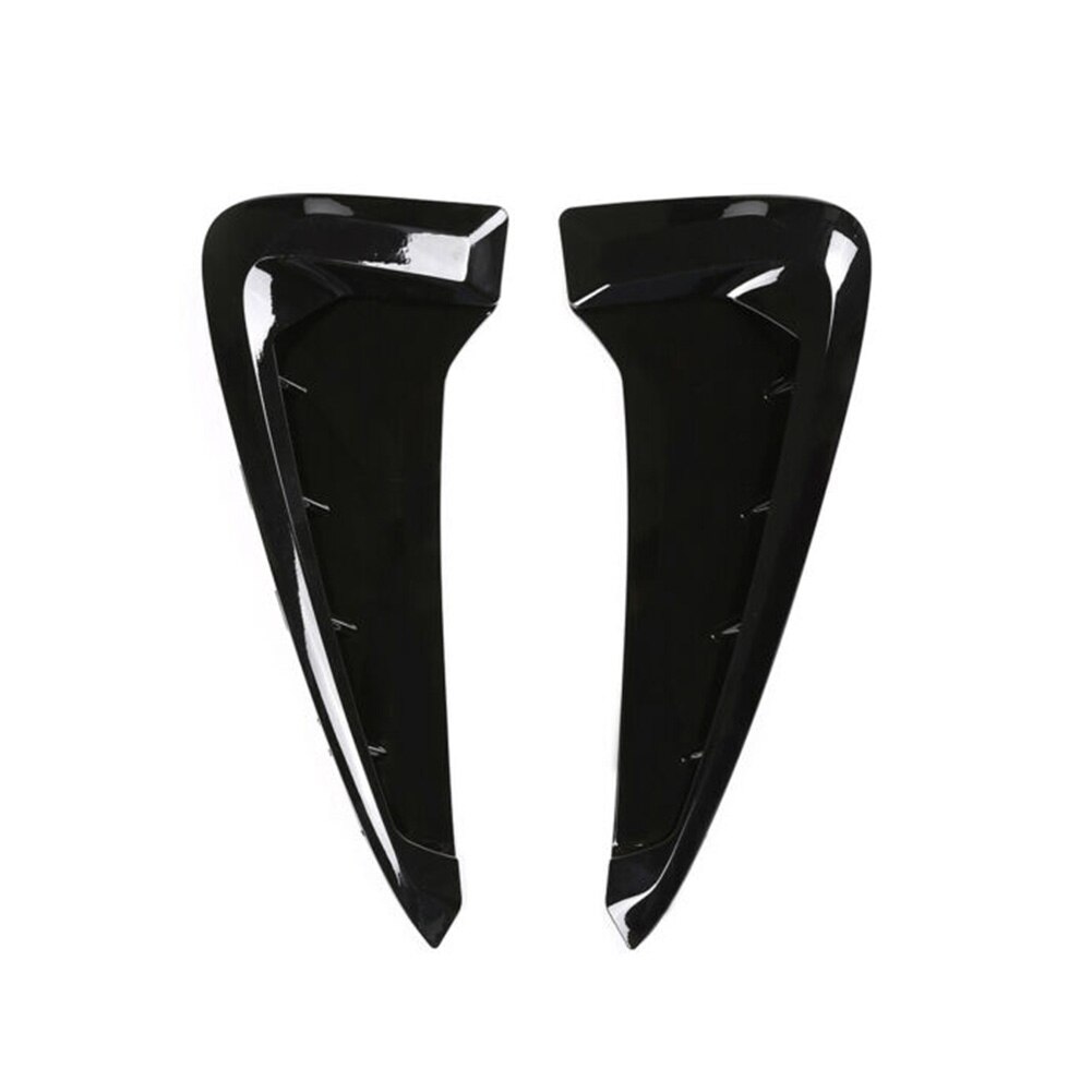 Guardabarros lateral tipo alerón para coche, 2 uds., orificios guía de aire embellecedor negro para BMW X5 X5M F15 F85 , guardabarros lateral tipo alerón decorativo para coche