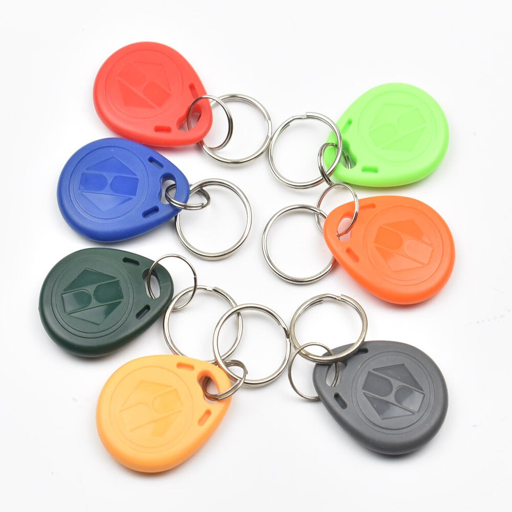 100pcs/lot 125Khz RFID tag Proximity ID Card Key tag keyfobs,Access Control Card