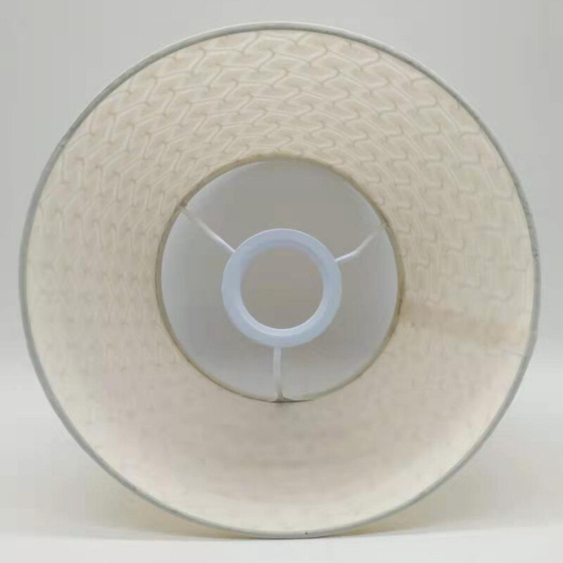 E27 runde stof beige lampeskærme 25cm nordiske lampeskærme til bordlampe moderne lampe cover til boligindretning