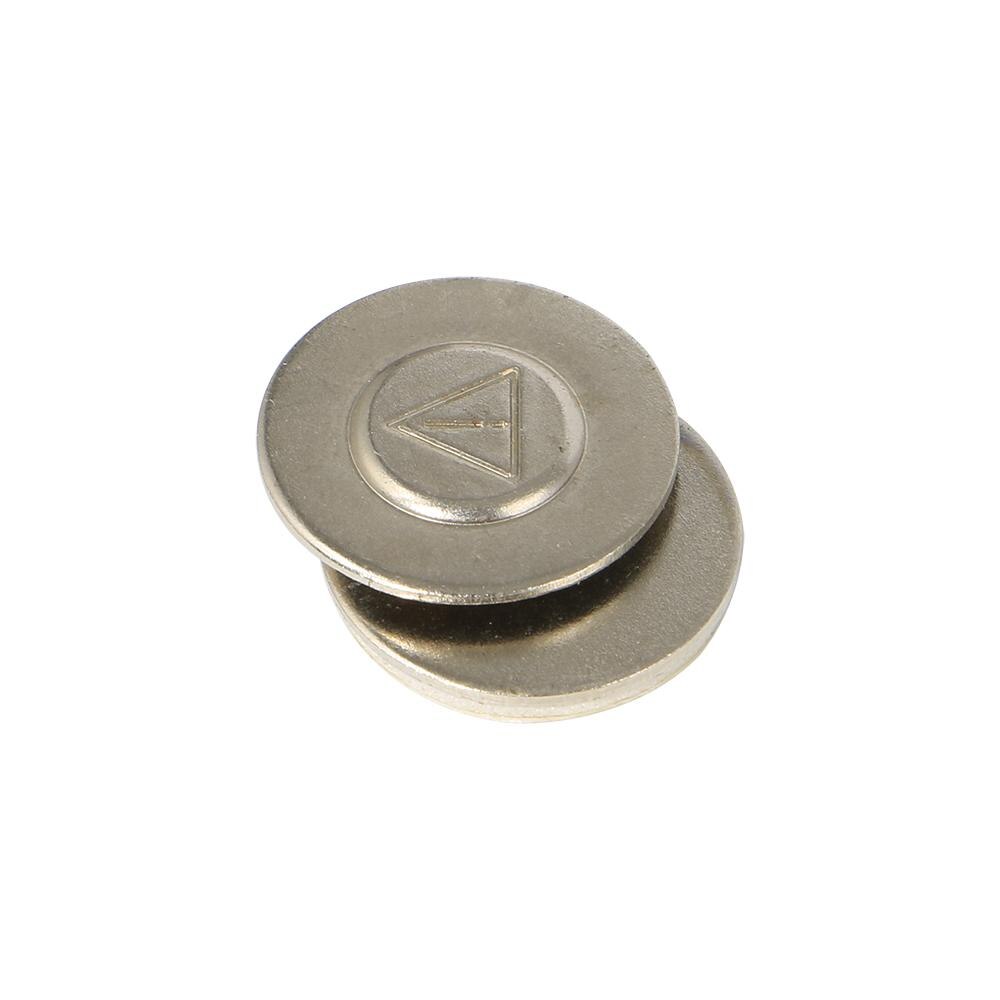 10 stk magnetiske navneskilt magnet vedlegg finner bakside selvklebende: E 17mm