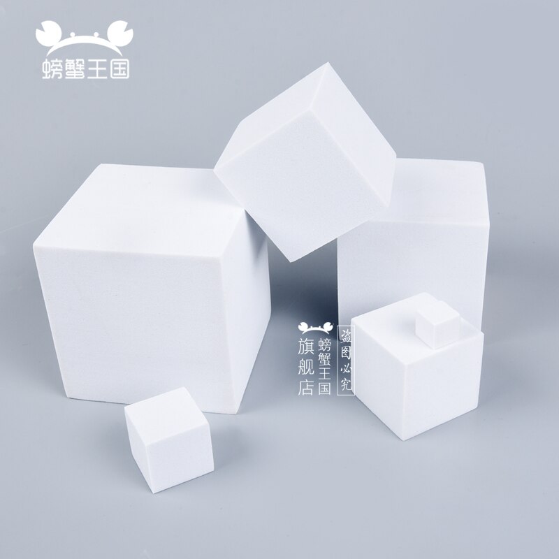 10pcs EVA Square Cube Foam Block Model Making Material DIY Handmade Dollhouse Miniture Cutting Accessories