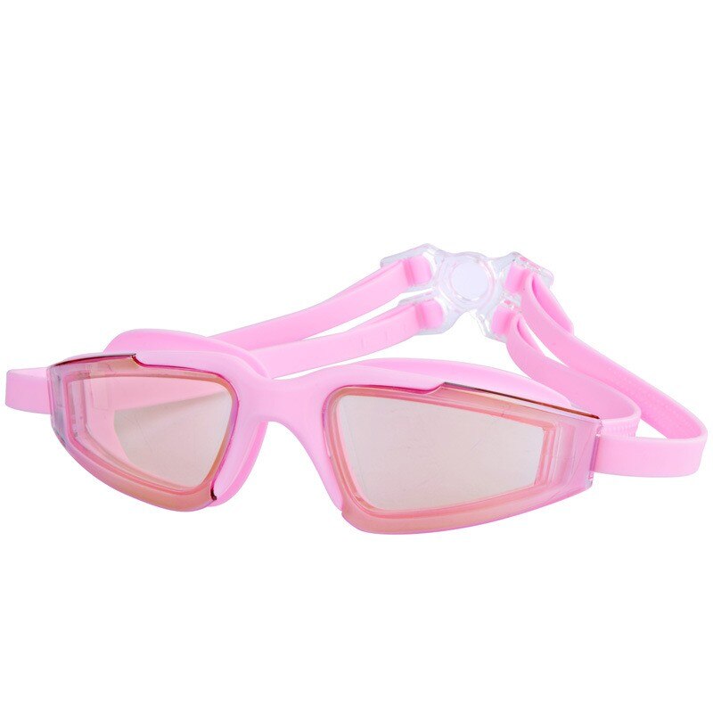 Elektroplating zwembril gekleurde zwembril waterdicht uv-bescherming anti-condens verstelbare zwembril voor volwassenen