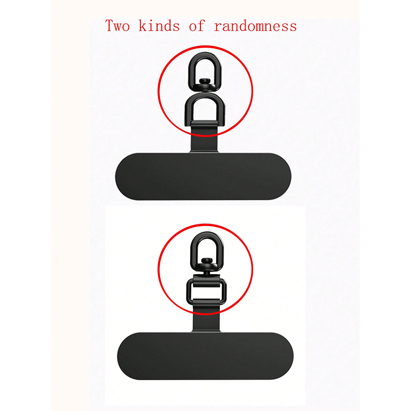 1pcs Upgrated 360 Rotatable Stainless Steel Phone Tether Tab Metal Patch Gasket Cellphone Lanyard Safety Connecter Piece