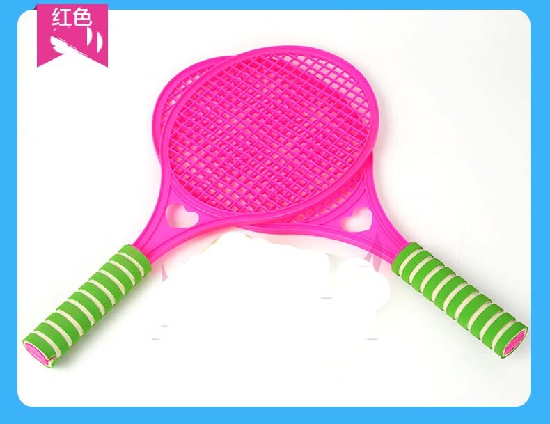 racket suit Ball Toys Young Children Beginners Baby Tennis Racket Children's Badminton Suit The Outdoor Unisex Plastic 8-11