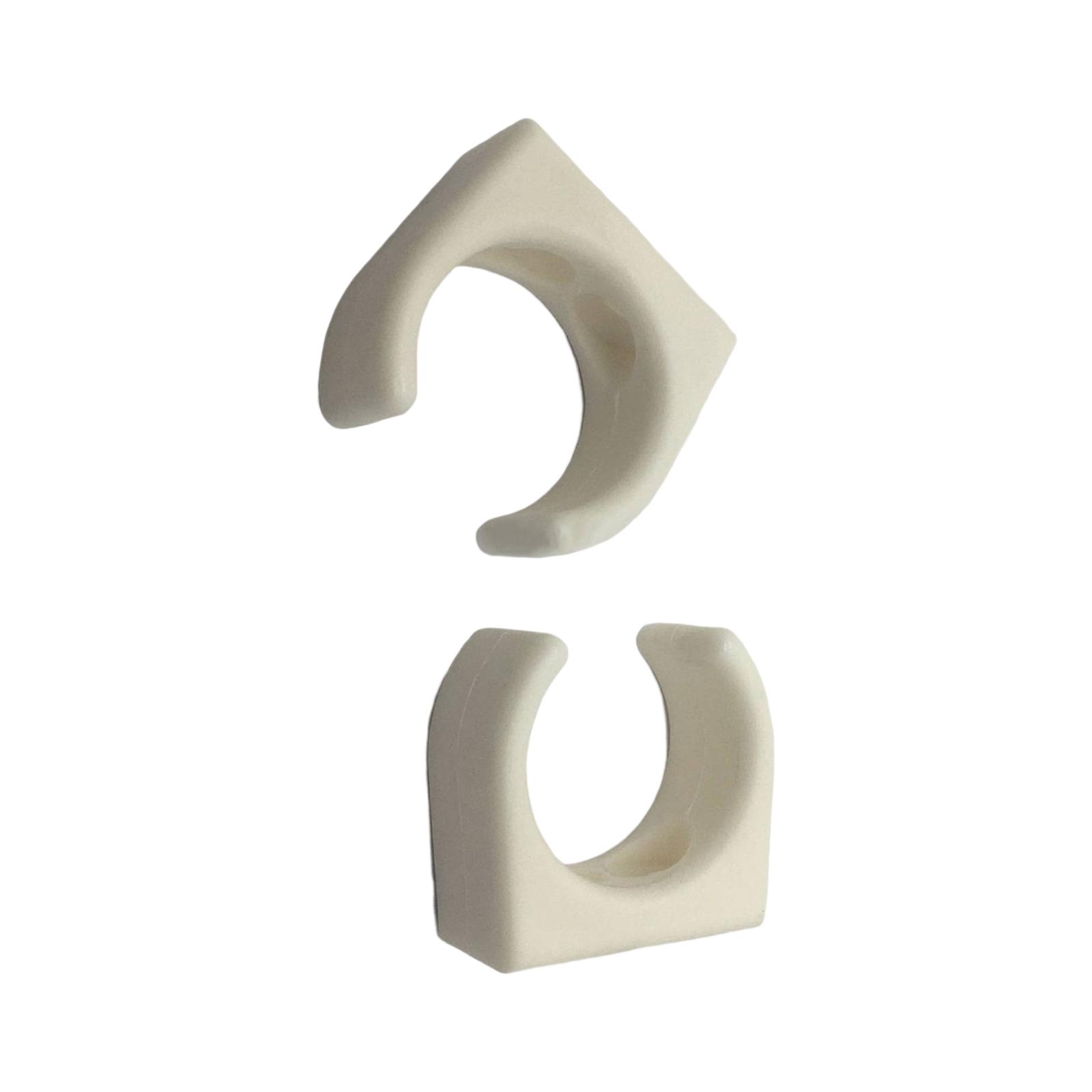 2 Pieces Boat Ladder Clips Nylon Ladder Hook for 1-1/4" Tubes Easy Access Holder Boat Storage Clips for Boats Accessories