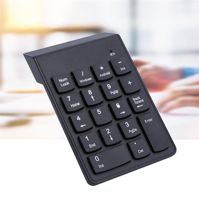 Bezprzewodowa klawiatura numeryczna Bluetooth 3.0 mini rachunkowość finansowa klawiatura numeryczna rozszerzenia robić wprowadzania danych robić laptopa, komputera