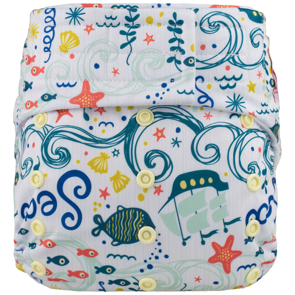Pattern Hook &amp; Loop Cloth Diaper Cover Washable Baby Boy Girl Nappy Child Infant