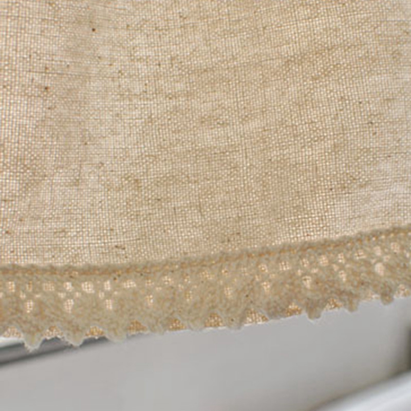 rideau cuisine Demi-rideau occultant japonais, pour cuisine, draperies imprimées Vintage, en coton, lin, dentelle, pour placard, pour chambre à coucher