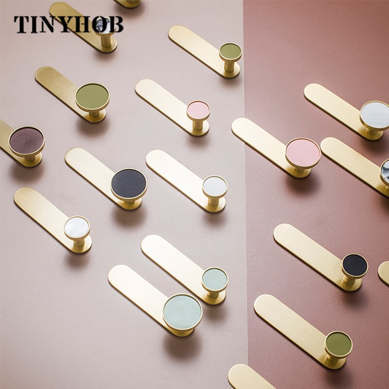 Massief Messing Kleerhanger Muur Gemonteerde Kapstok Decoratieve Sleutelhouder Hoed Sjaal Handtas/Gratis Ponsen Deur Zonder Trace nail