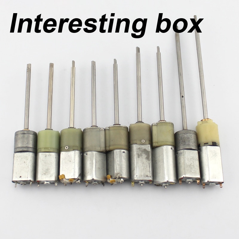 Long shaft 180 geared motor geared motor diy long shaft metal gear planetary gear reducer