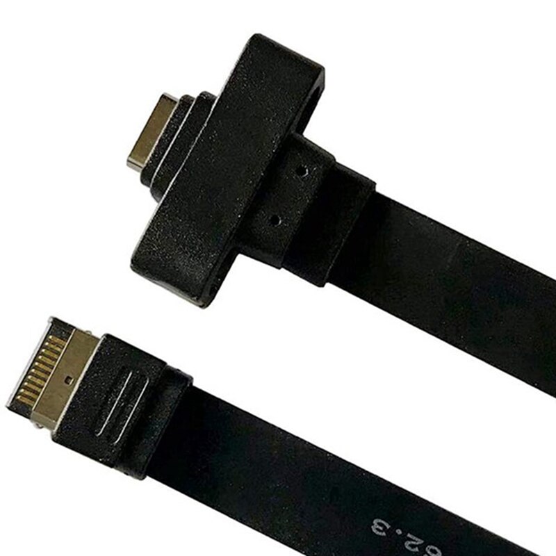 USB 3.1 Front Panel Type E to Type C Extension Cable ,Gen 2 (10 Gbit/S) Internal Adapter Cable,with 2 Screws