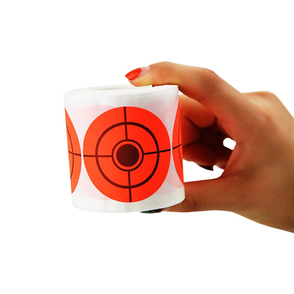 250Pcs/Roll Target Practice Sticker 5 cm (2 inches) diameter 250 sheets/roll Self-adhesive Stickers For Shooting Practice