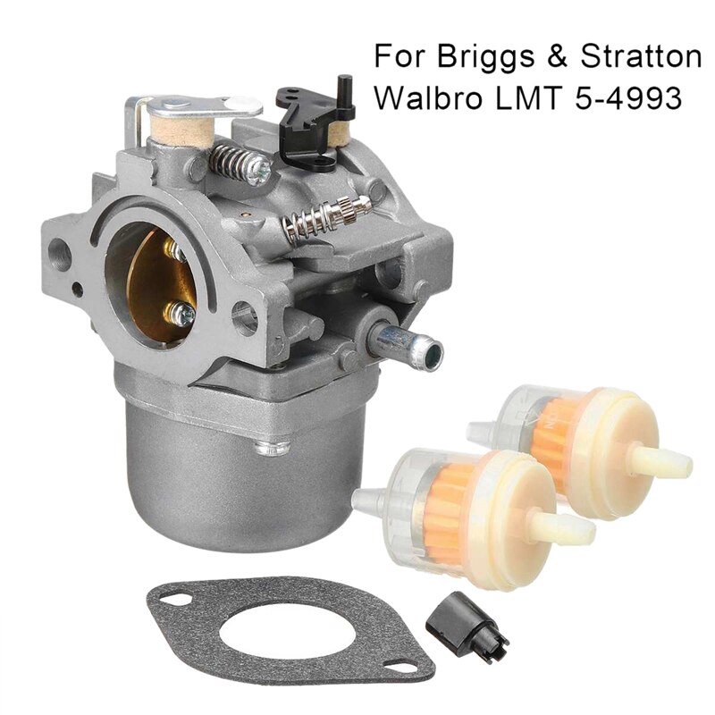 Auto Vergaser für Briggs & Stratton Walbro Lmt 5-4993 mit Montage Dichtung Filter Kraftstoff Versorgung System Teile Vergaser