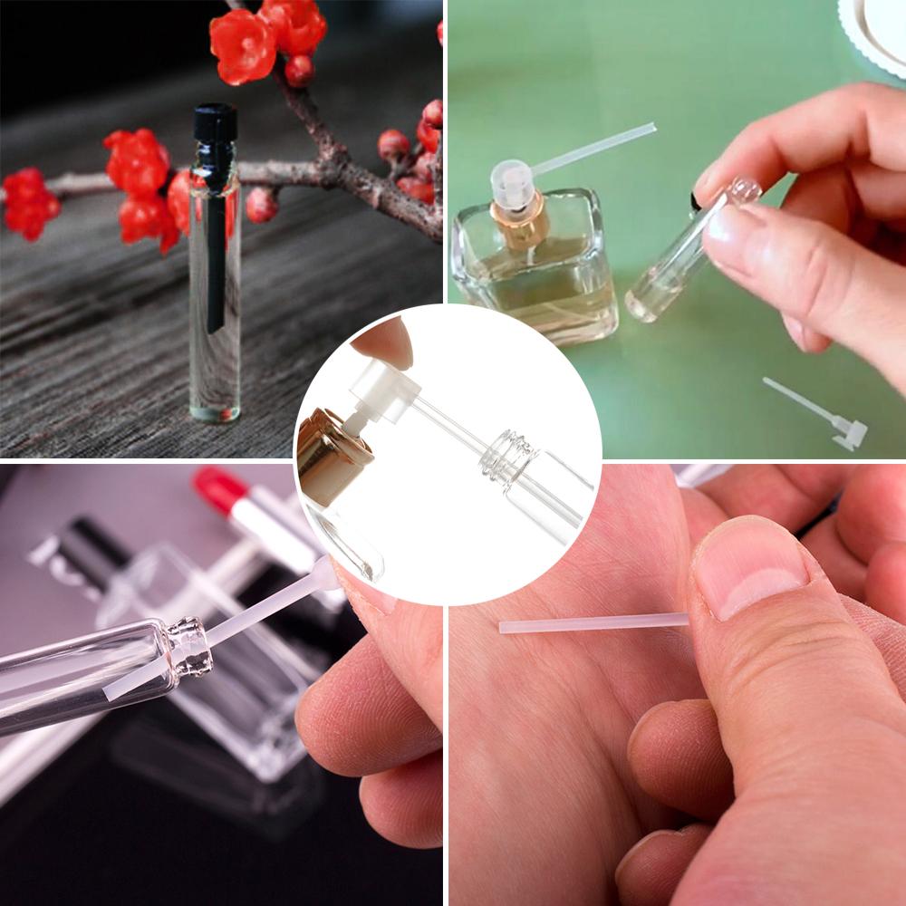 1ml/2ml/3ml/5ml Empty Mini Glass Perfume Small Sample Vials Perfume Bottle Laboratory Liquid Fragrance Test Tube Trial Bottle