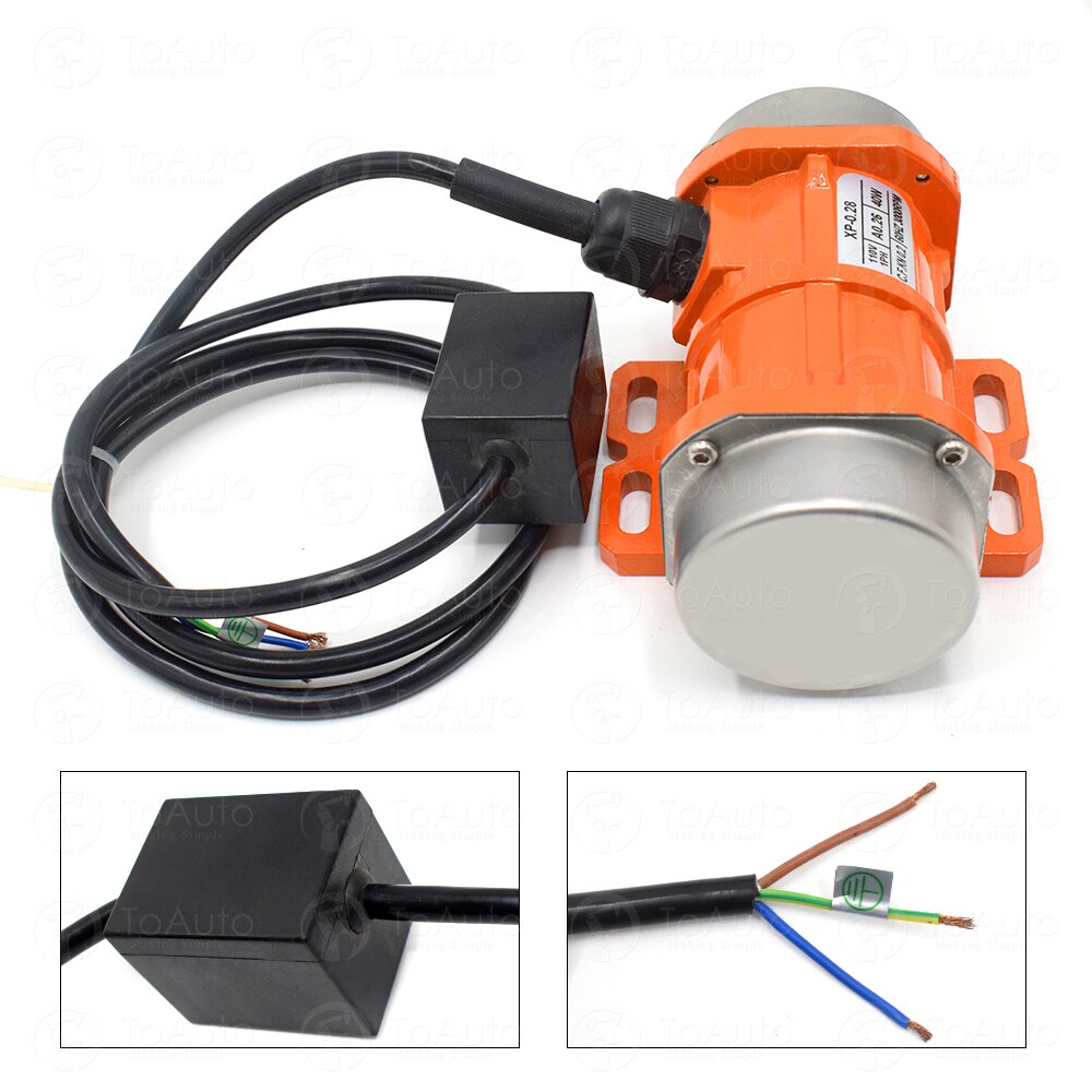 110V 40W Vibrating Motor Vibration Motor for Vibration conveying, Screening, Drying, Finishing, grinding, Crushing Equipment
