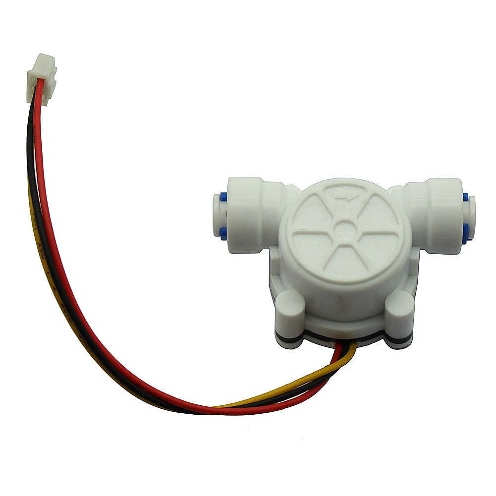 G1/4" PE Water Meter Water Flow Sensor DN6 High Precision Water Dispenser Coffee Machine Flowmeter