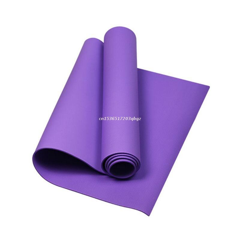 5mm Thick Non-slip EVA Yoga Mat Exercise Body Building Blanket Gym Fitness Equipment Sports Supply: Purple