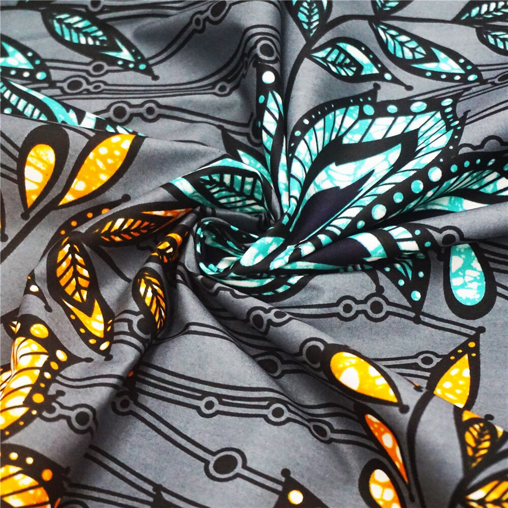 Ankara veritable block wax African Wax print fabric Ghana wax fabric printed pattern 100% cotton