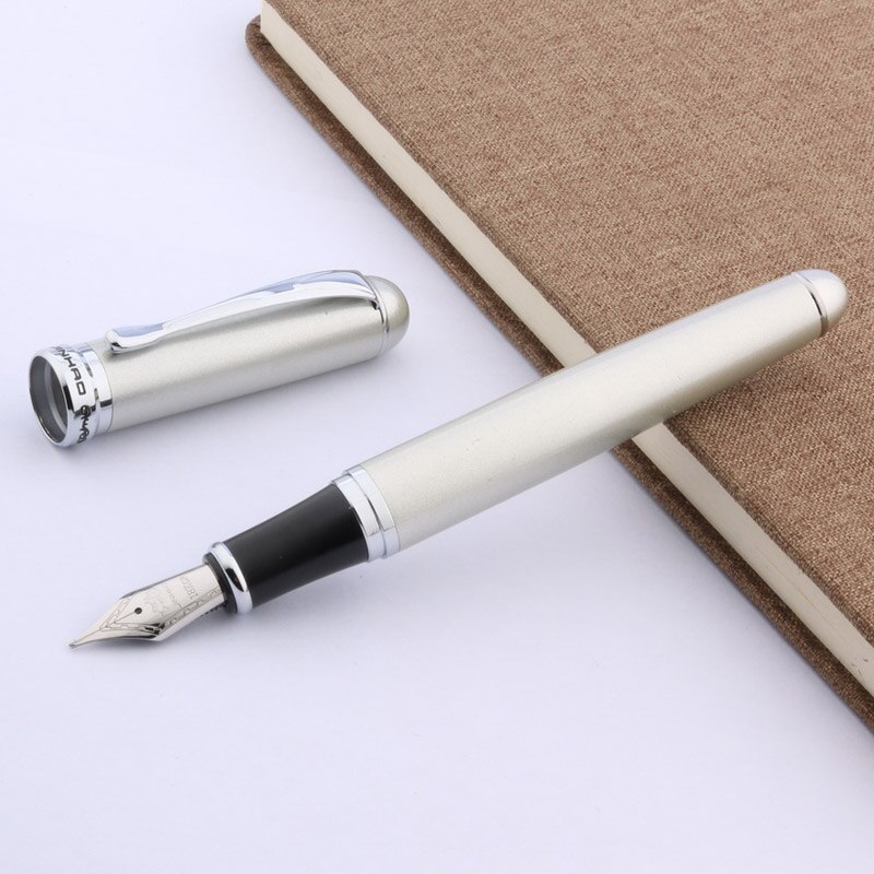 JINHAO 750 zilveren klassieke kantoor METALEN ROSE gouden vulpen
