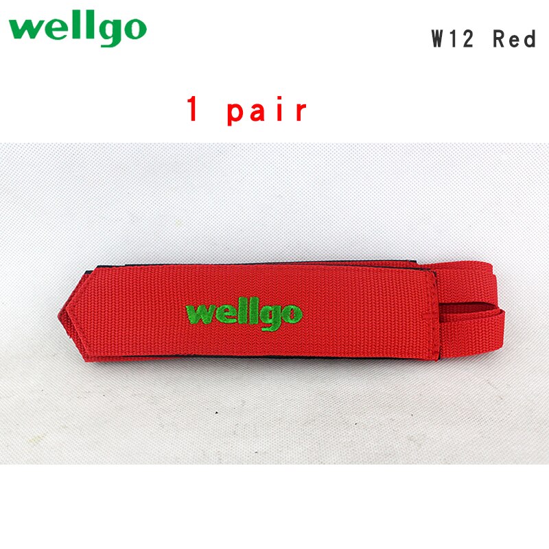1 paire de sangles de pédale de vélo en Nylon Wellgo, ceinture à Clip d'orteil pour vtt, bande de pédale de vélo de route de montagne, sangle de pédale de cyclisme à engrenage fixe: YELLOW