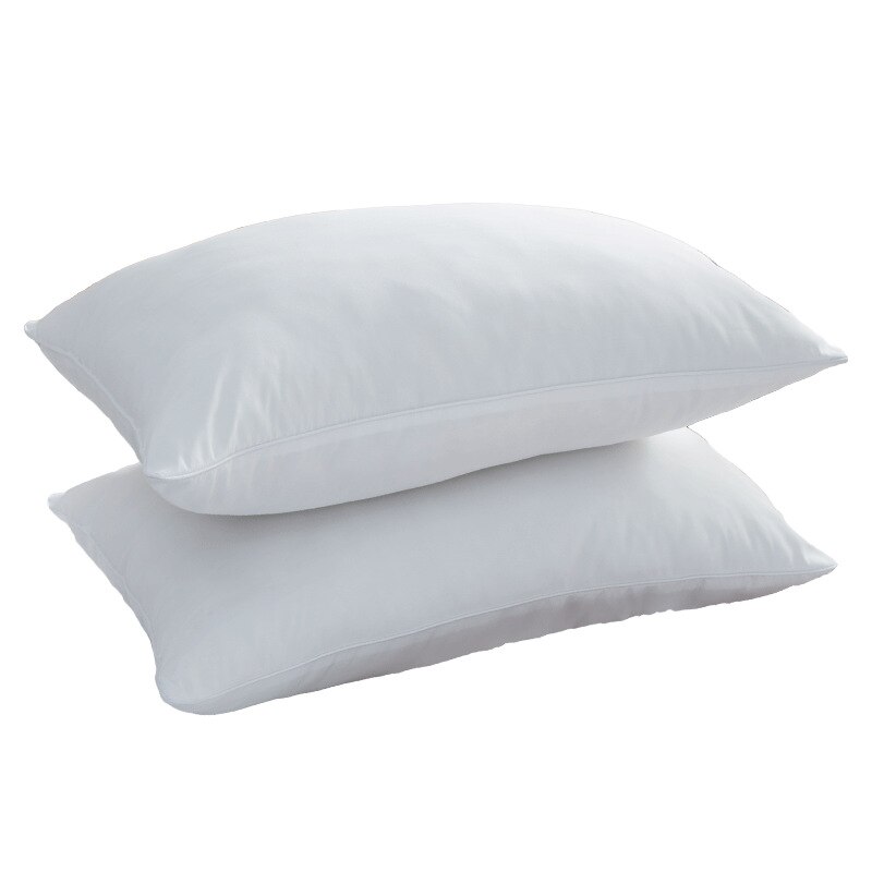 Hotel Hause Liefert Nacken Kissen Weiche Feder Stoff Gesundheit Pflege Komfortable Bett Kissen für Schlaf Unterstützung Hals Müdigkeit Linderung