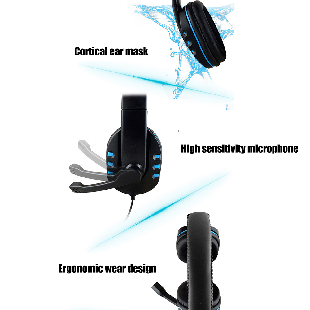 Goede Op Ear Headset Gamer Stereo Deep Bass Gaming Hoofdtelefoon Oortelefoon Met Microfoon Voor Computer Pc Laptop Notebook