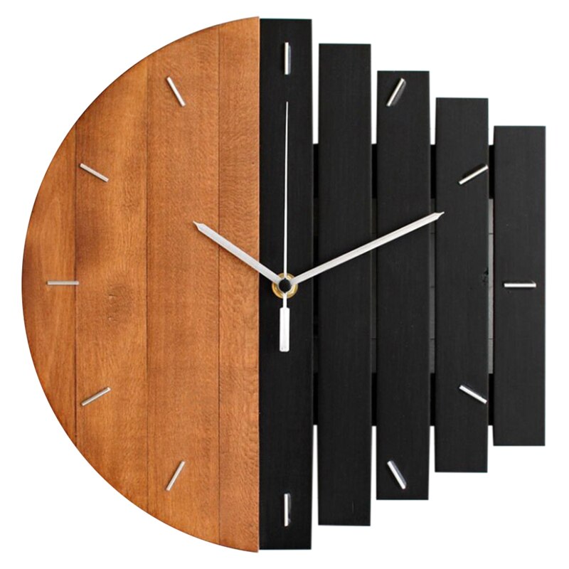 Orologio da parete in legno - Rustico - Moderno