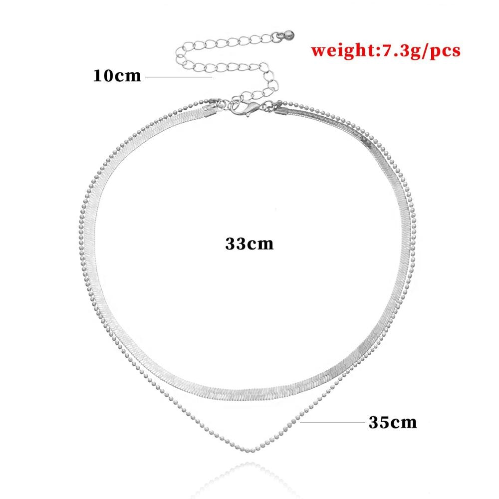 Boho Choker Dell'annata Luna Ciondolo lettera Collane Alla Moda Lunga Catena Collier Femme Collares Cristallo A Più Strati Della Collana per Le Donne