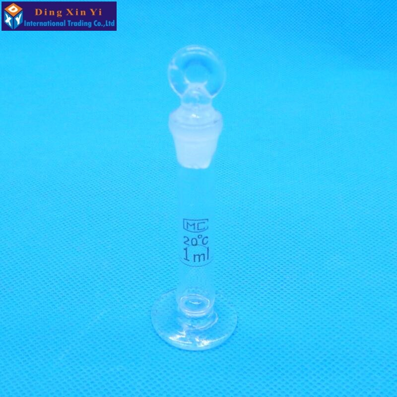 1ml Transparent volumetric flask with bottom sit flint glass flask volumetric Laboratory volumetric flask