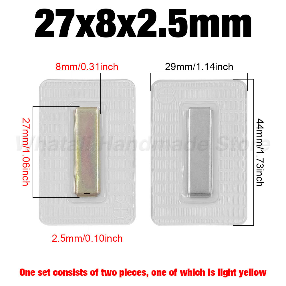 5 pares pvc invisível escondido metal forte botão de pressão magnética costura invisível ímã magnético prendedor para bolsa roupas: NICKEL