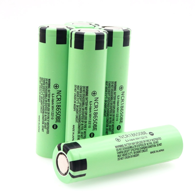 100% Original 18650 Battery NCR18650BE 3.7V 3200 mah 18650 Lithium Rechargeable Battery For Flashlight batteries