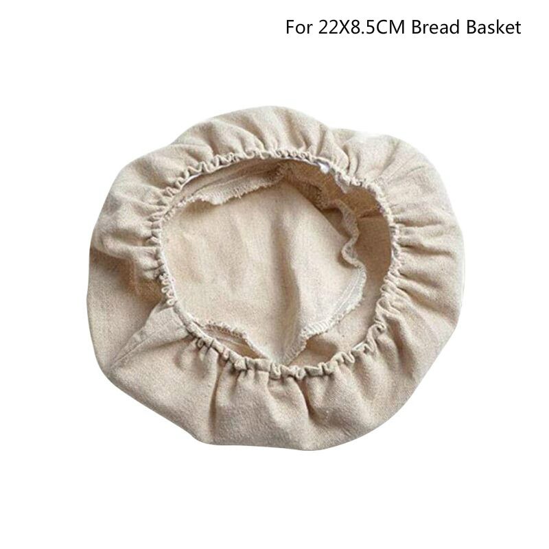 Banneton Proofing koszyk na chleb okrągły owalny do pieczenia ciasta patelnie udowadniające Rattan koszyk na chleb fermentacja z płócienna torba: only 1pc cloth bag