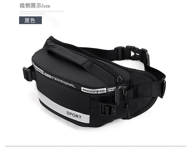 Heren usb-oplaadbare nylon crossbody tas heren anti-diefstal borsttas zomer korte reis koerierstas waterafstotende schoudertas: 3