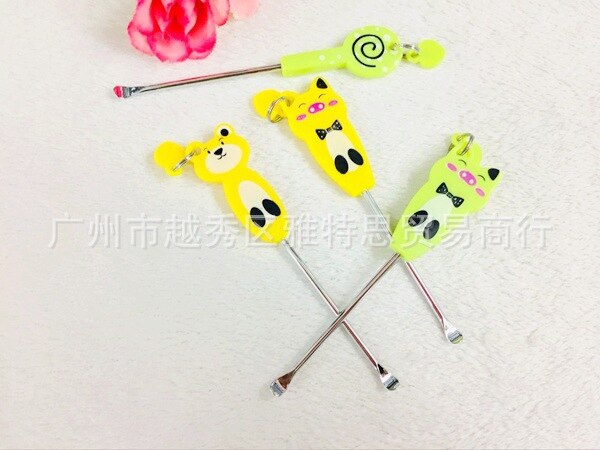 Pendientes pequeños de dibujos animados de KANDA RiMei E614, joyería japonesa coreana, Amoy