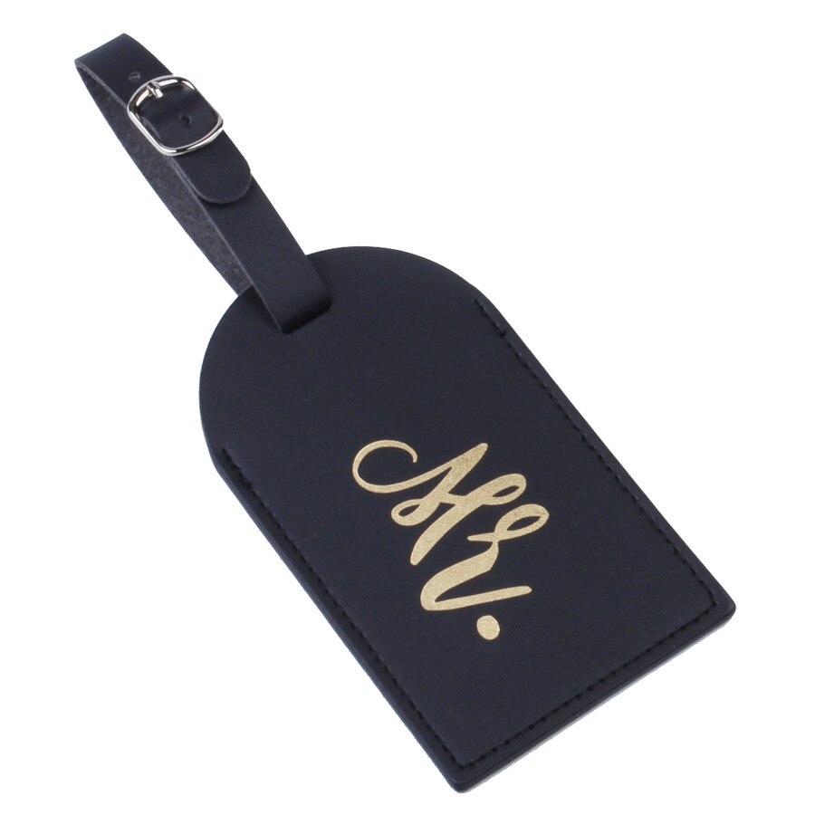 Sales Mr&Mrs Suitcase Luggage Tag Bag Pendant Travel Accessories Name ID Address Wedding VIP Invitation Label LT35B