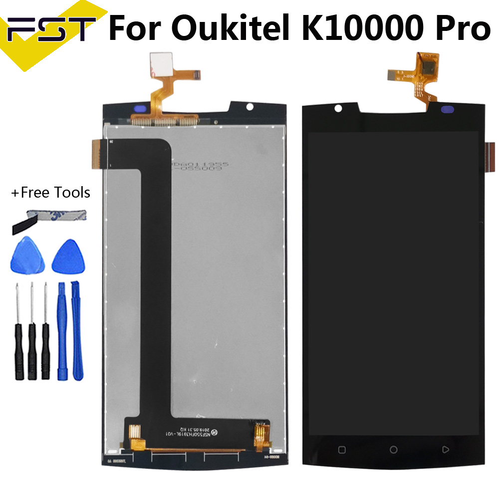 5.5 inchi pentru ecran lcd oukitel  k10000 pro + ansamblu digitizor ecran tactil de înlocuire lcd  k10000 pro  k10000 pro