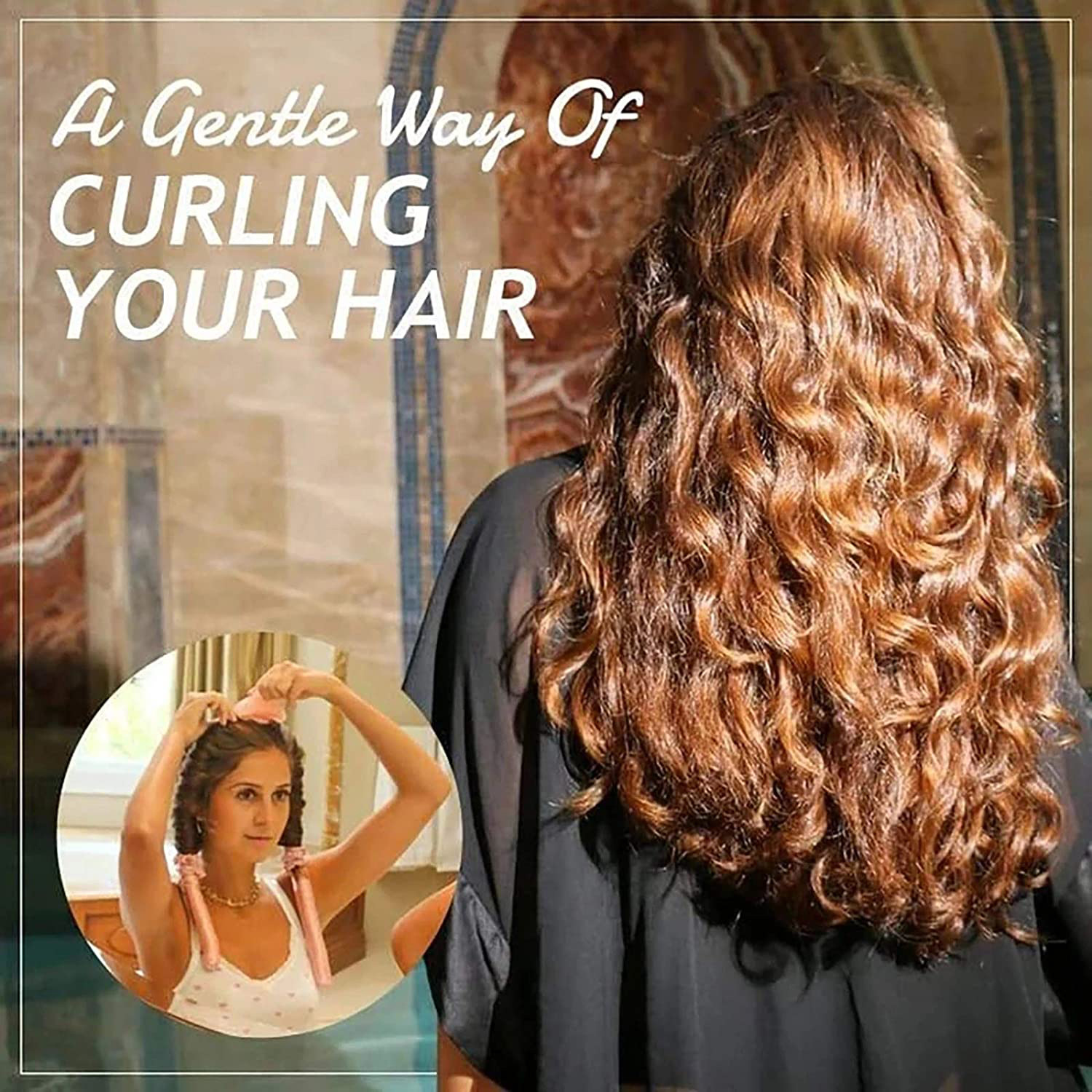 Slapen Haar Rollen Flexibele Curling Staven Magic Golf Haar Krultang Geen Warmte Spiraal Perenbloem Krultang Modellering Accessoires