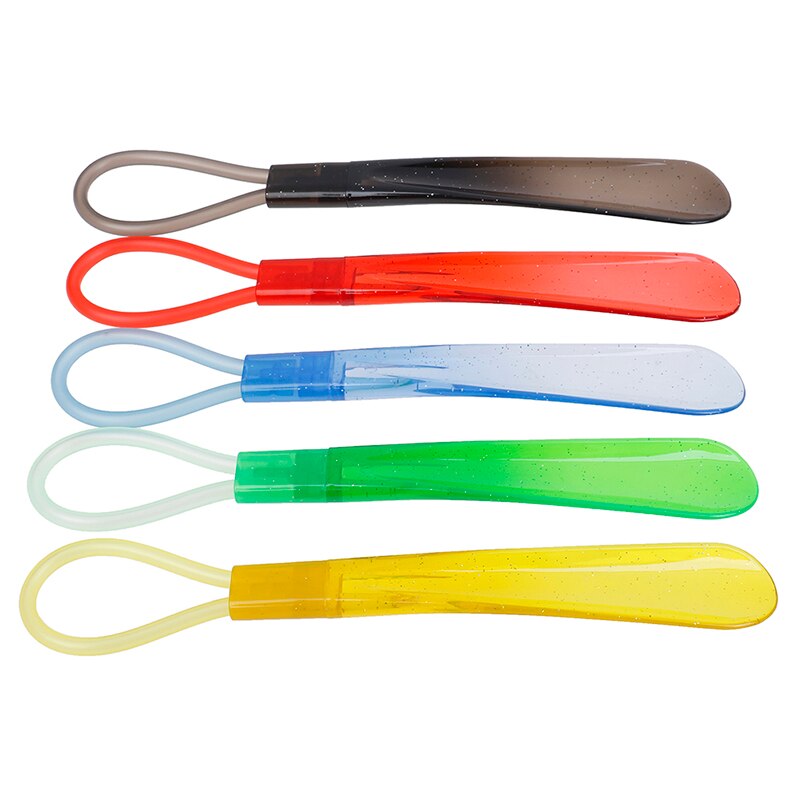 1 stk 30cm skje form trekksko skohorn plast dame herre sko horn