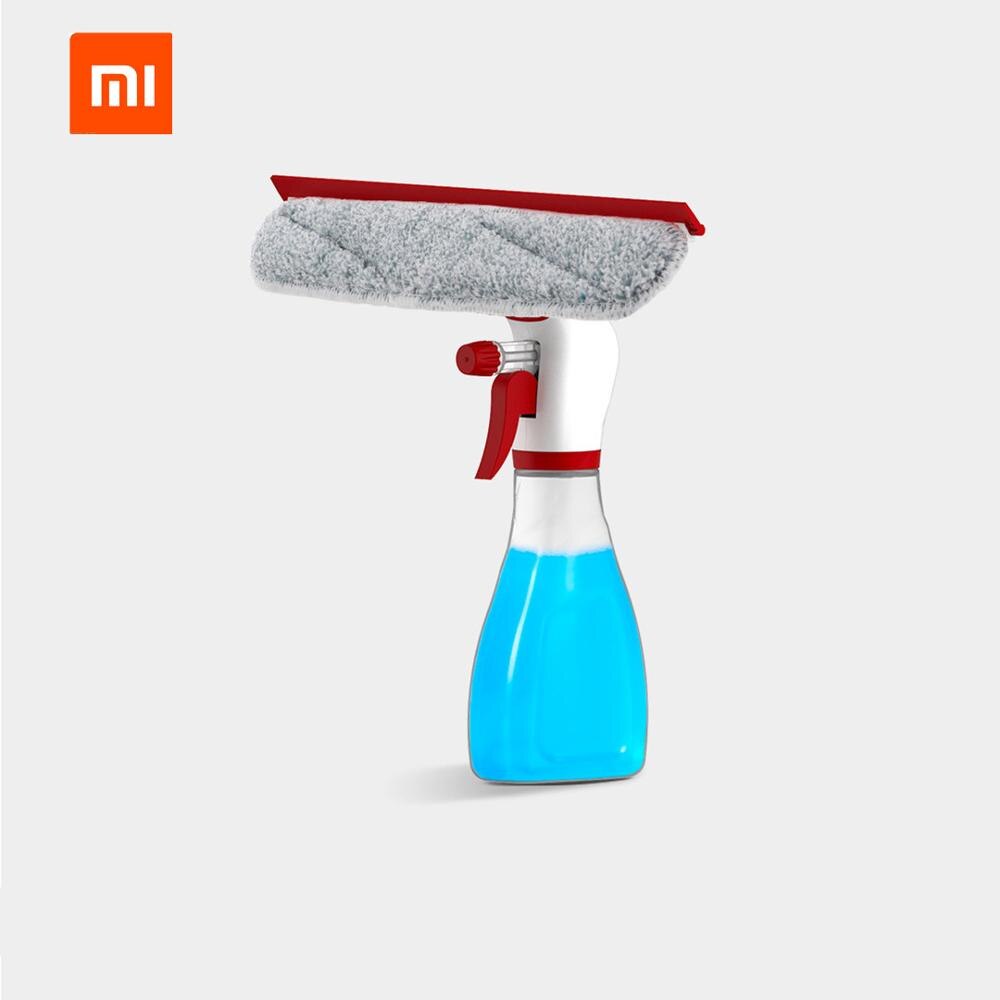 Xiaomi Yijie 2 In1 pulvérisateur en accéléré bouteille et nettoyant pour vitres chiffon brosse de nettoyage vadrouille pliable Duster nettoyant voiture nettoyage maison