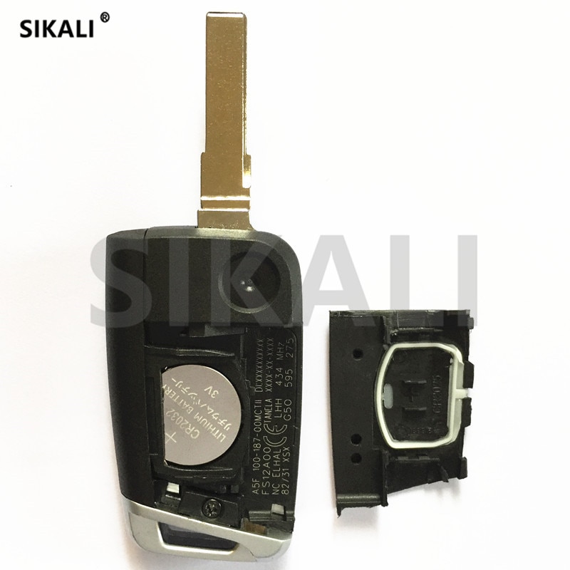 SIKALI Remote Key 434MHz for VW/VOLKSWAGEN Golf 7 MK7 Touran Polo Tiguan without Keyless-go