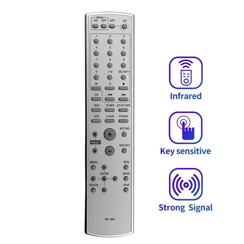 Remplacer RC-1054 Télécommande Pour DENON DRA-700AE programme 700DAB AV Récepteur