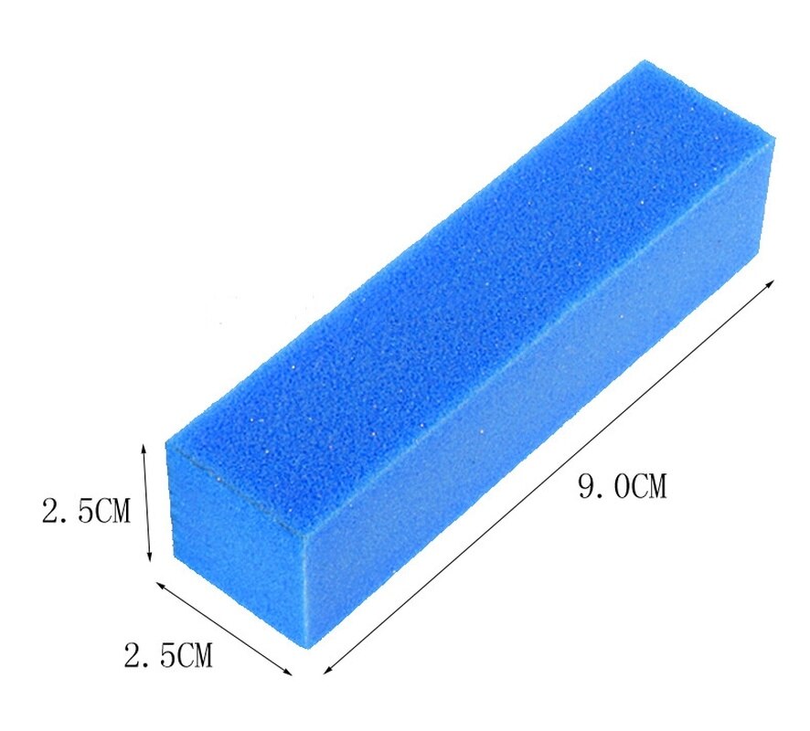 1Pcs Sponge Nail File Buffer Block Manicure Poolse Schuren Nail Buffer Buffing Multi-Gekleurde Nail Art Gereedschap beauty Tools