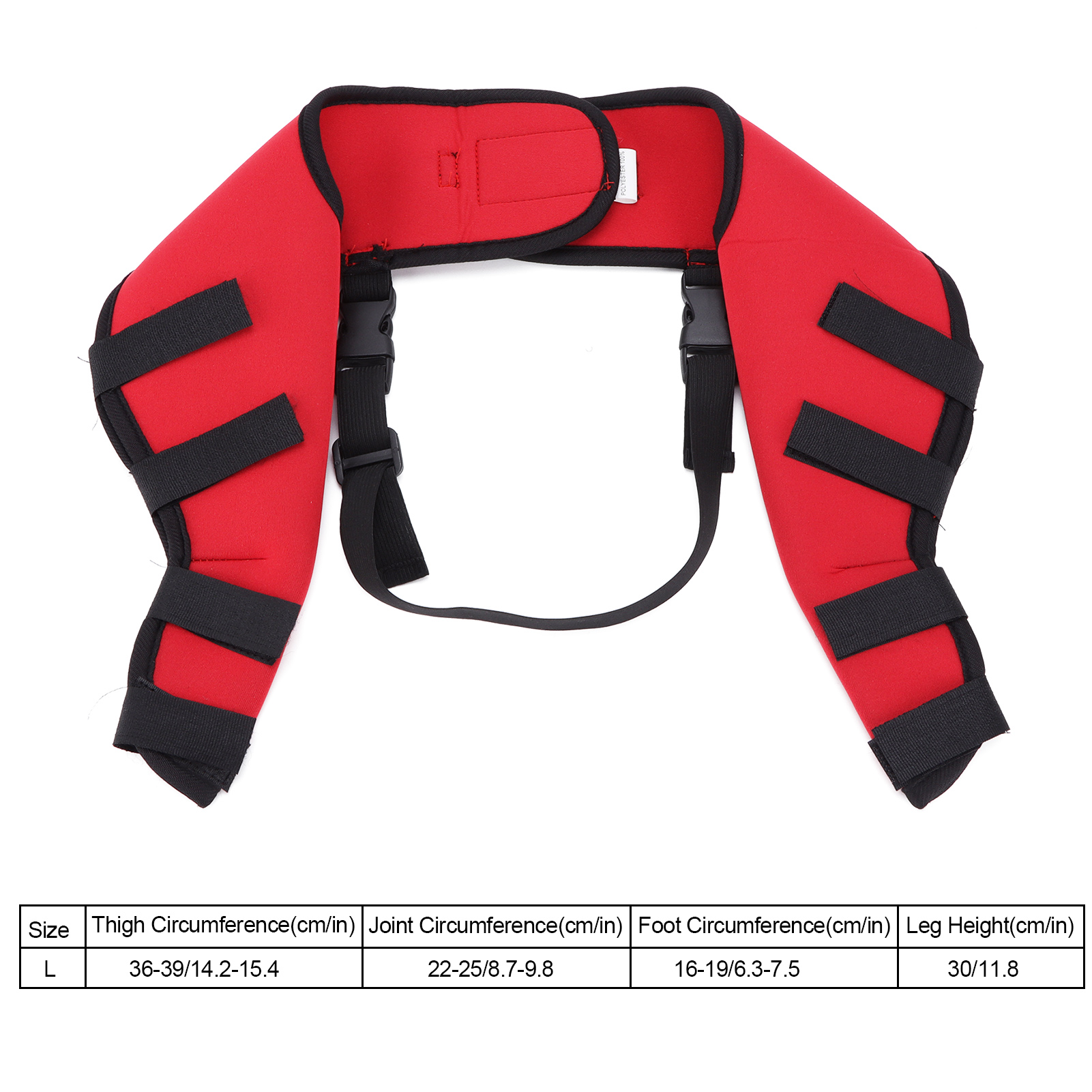 Pet Puppy Knee Pads Dog Back Leg Braces for Injured Dogs Support Brace Injury Joint Wrap Recover Protector Dog Accessories: Red