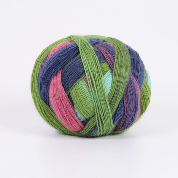 nouveauté 100g 800 m naturel doux laine arc-en-ciel espace colorant fantaisie fil unique organique Crochet fil X4012: 15