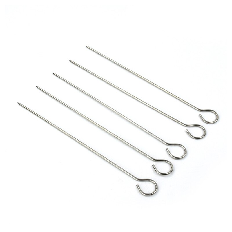 Portable Stainless Steel BBQ Skewers Needle Rack G... – Vicedeal